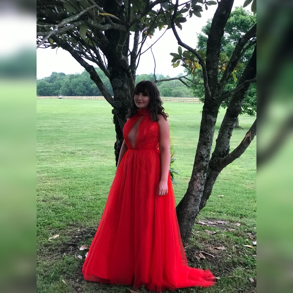 Red Prom Dress ball gown